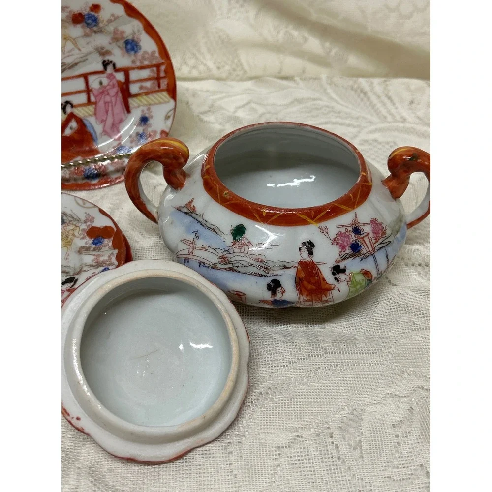 Three Geishas charming vintage