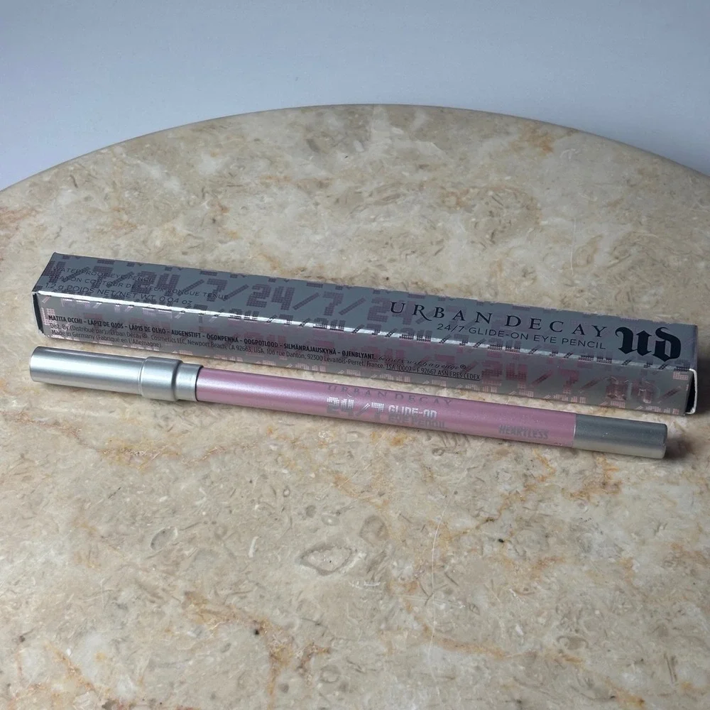 URBAN DECAY 247 Glide on Eye‎ Pencil Heartless Pink Shimmer Waterproof DAMAGE