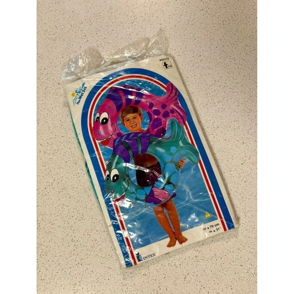 Vintage Swim Ring Fish Float