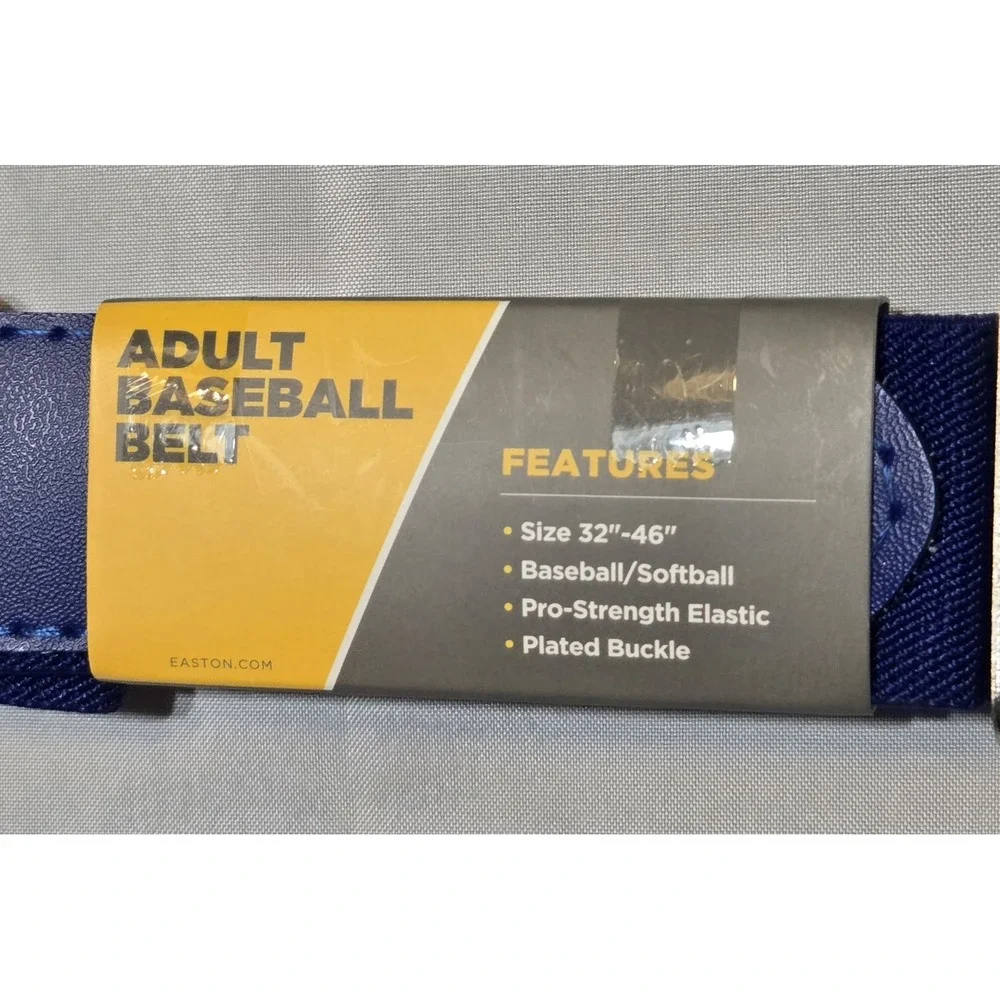 EASTON Adult Baseball/Softball Belt Blue Adjustable 32-46