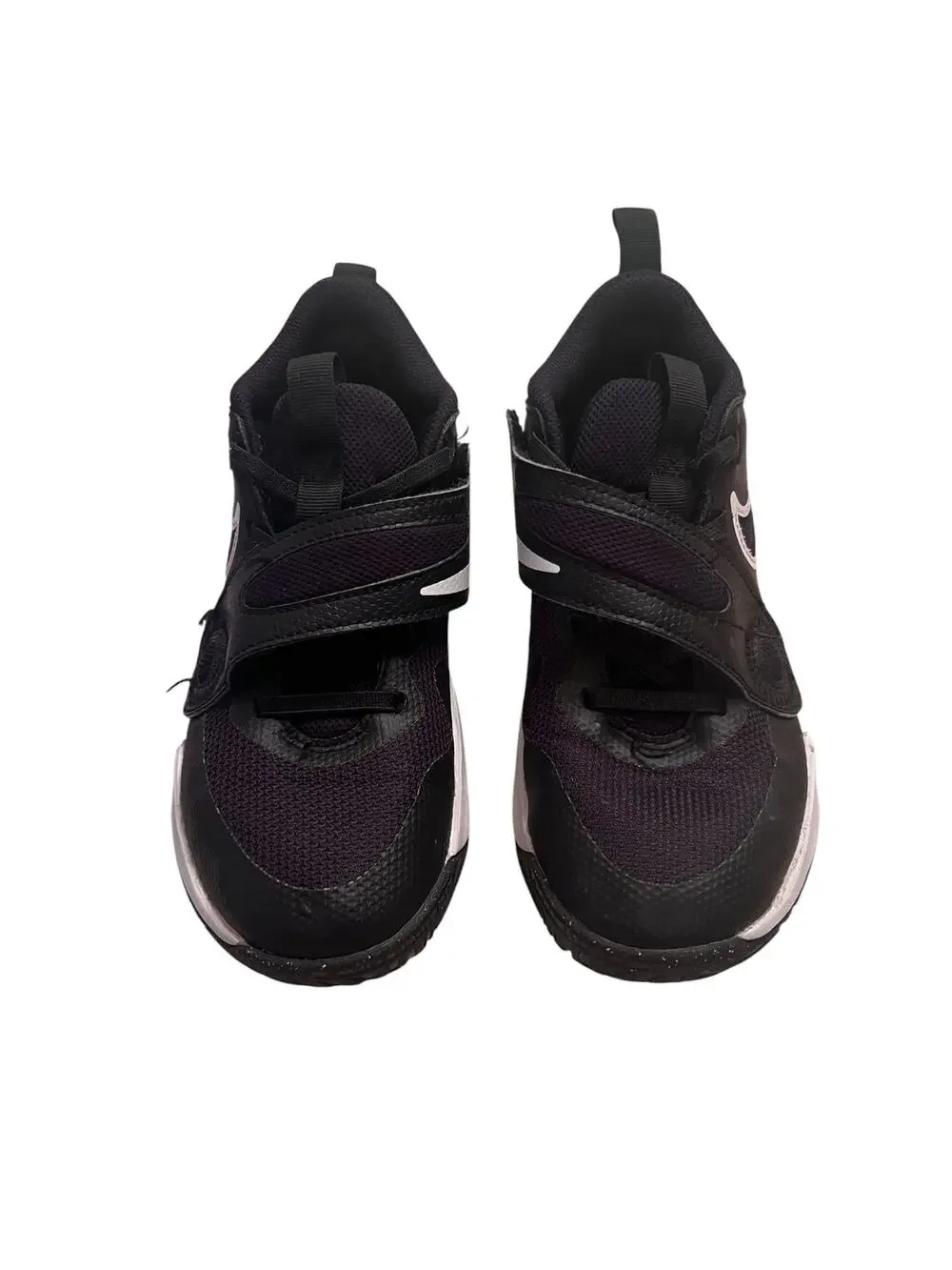 Nike Boy’s 1 Youth Hustle D11 black & white Basketball Sneakers Shoes DV8994-002
