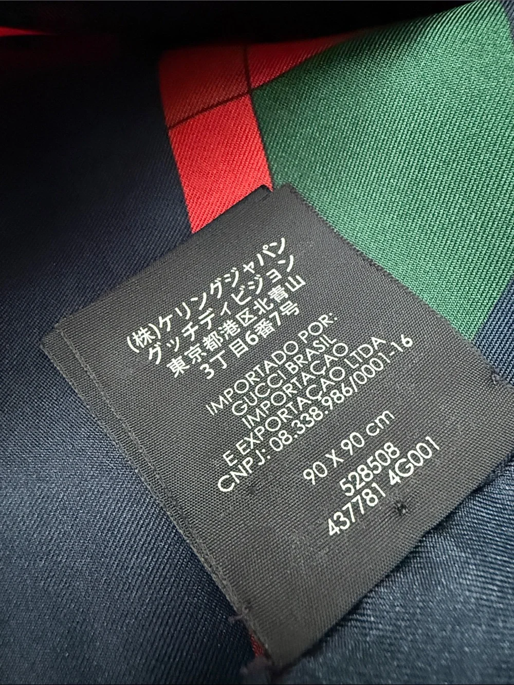 Gucci tailored scarf