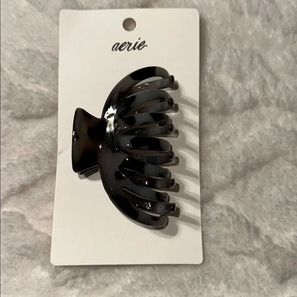 aerie Black Tan Marble Octopus Claw Hair Clip