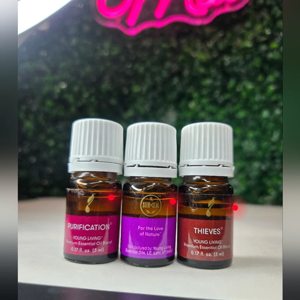 YOUNG LIVING SET OF 3  PURIFICATION,‎ LAVENDER And THIEVES New