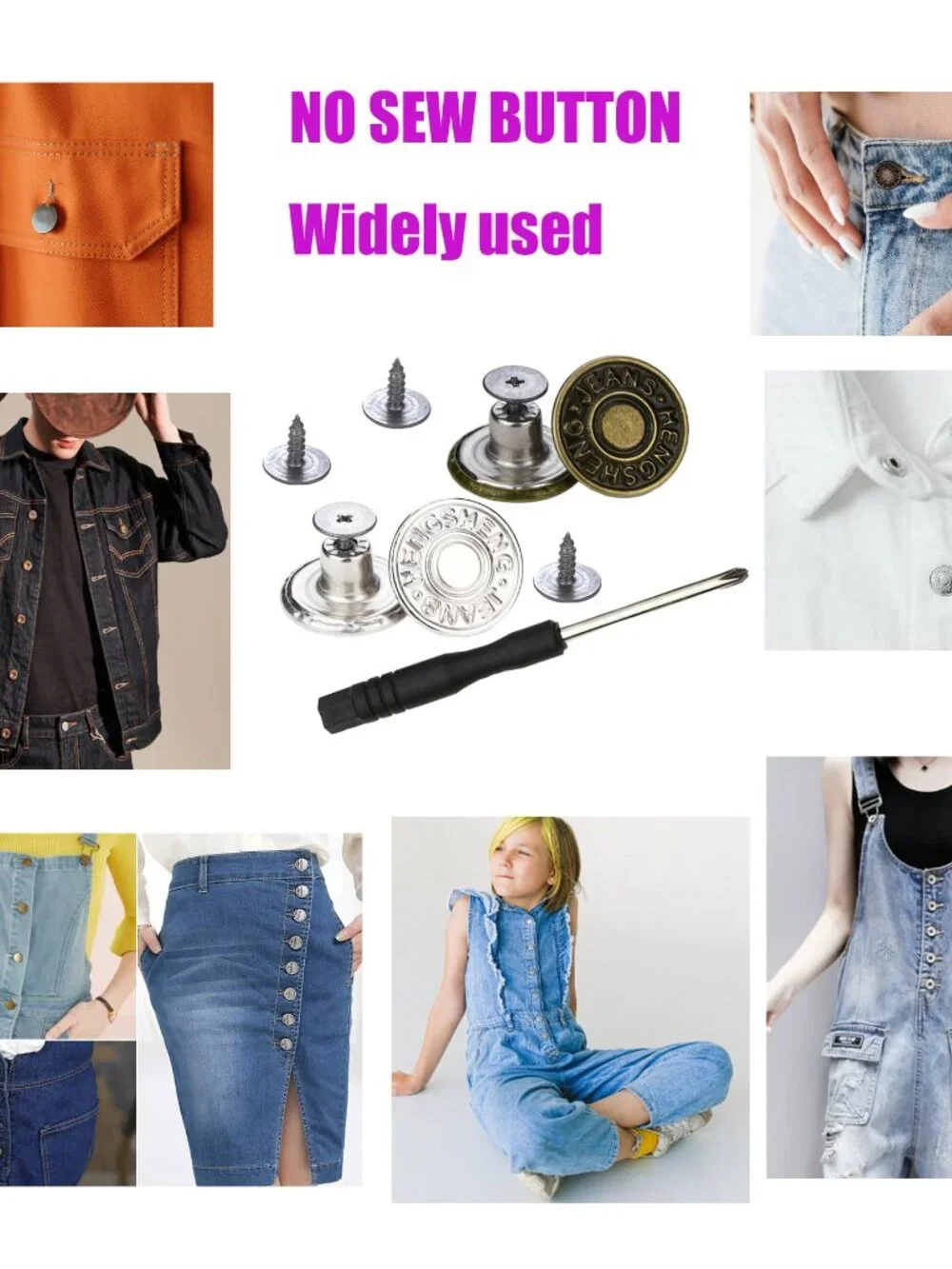 N/A jean button