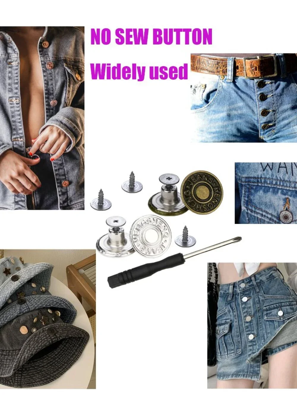 N/A jean button