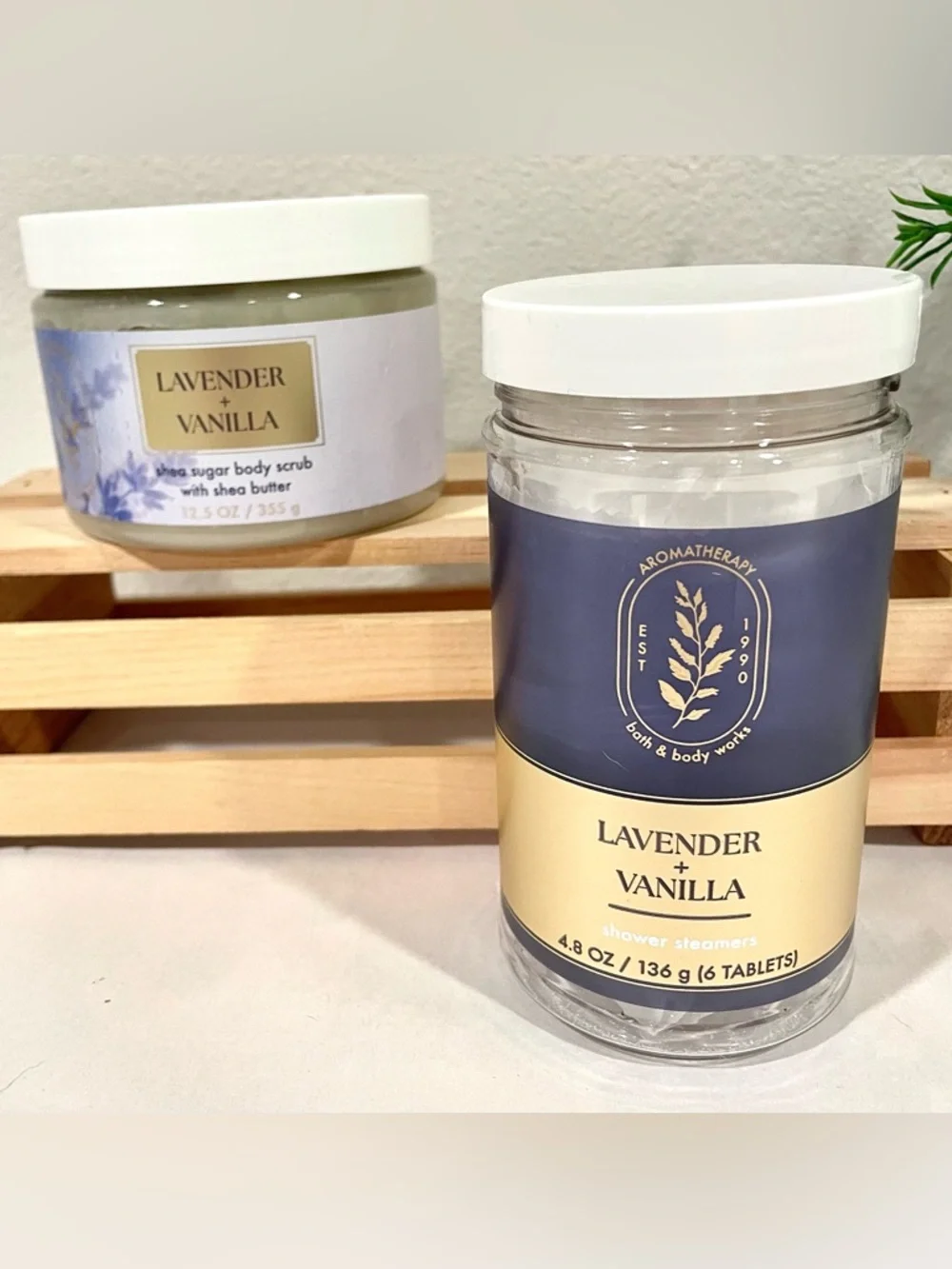 Bath & Body Works lavender scrub revitalize