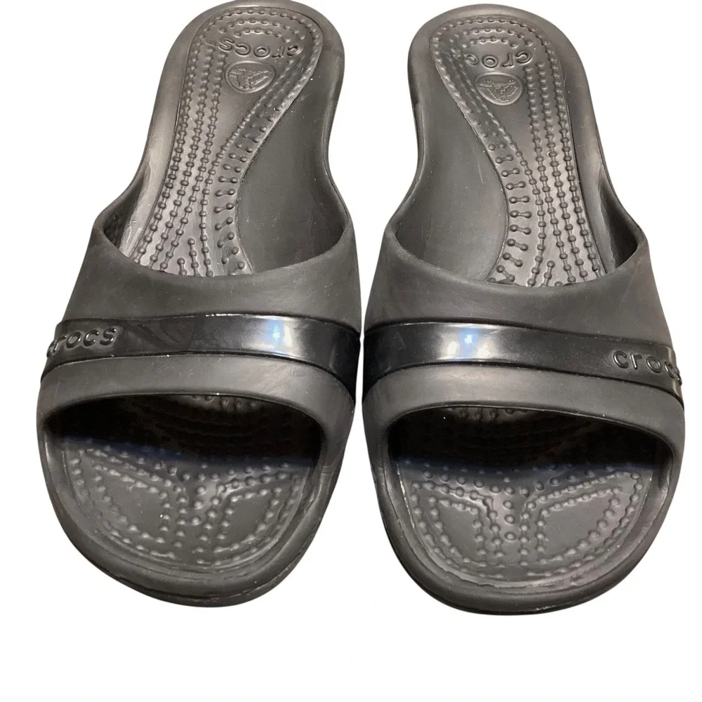 CROCS black wedge