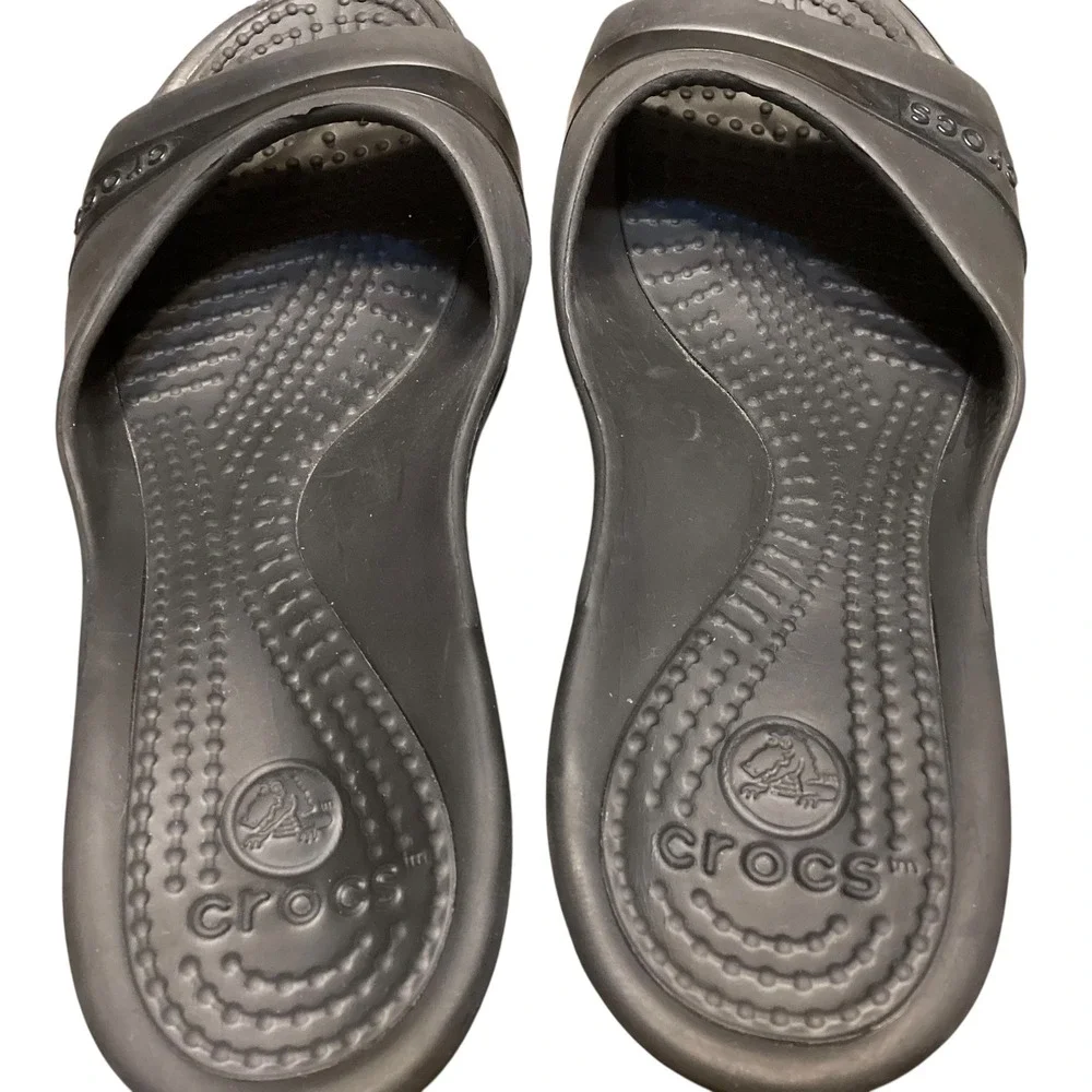 CROCS black wedge