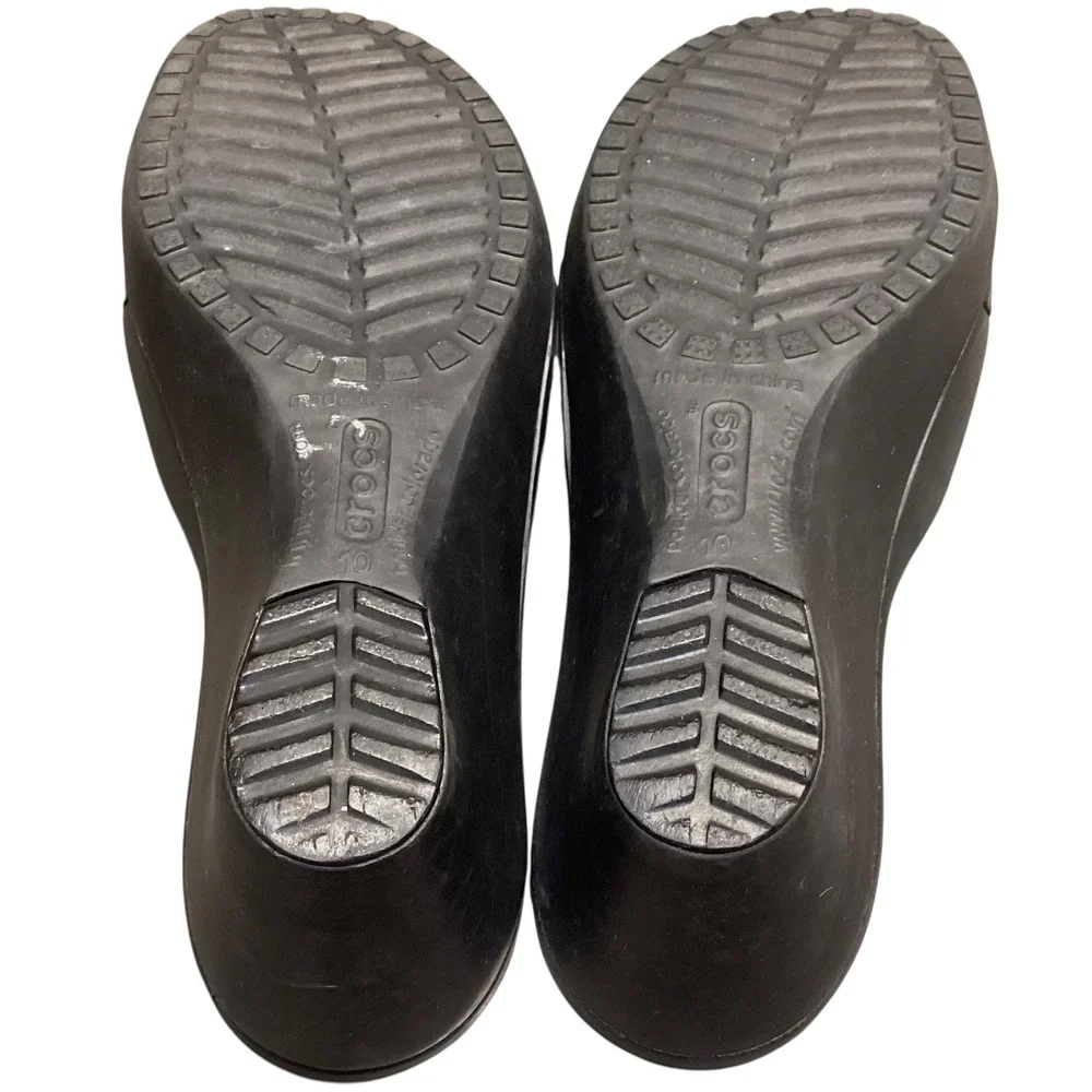 CROCS black wedge