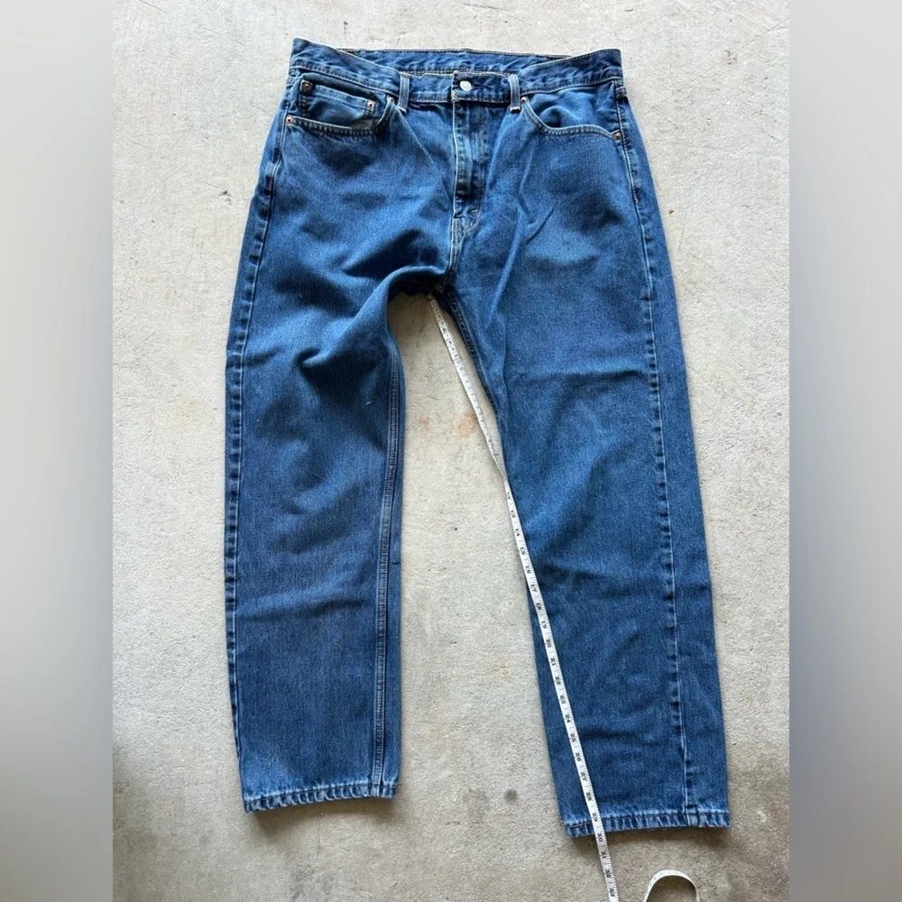 Men’s Straight Leg 505 Jeans Medium Wash Waist 38 Levi’s Workwear Durable