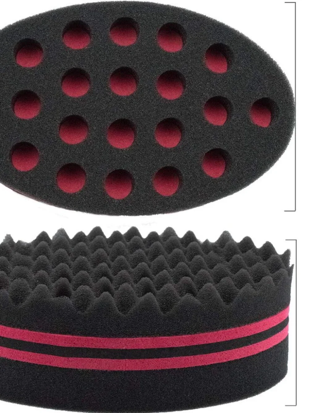 Hair Magic Twist Sponge: Two-Sided Dread Afro Coil Barber Tool for Curling and W