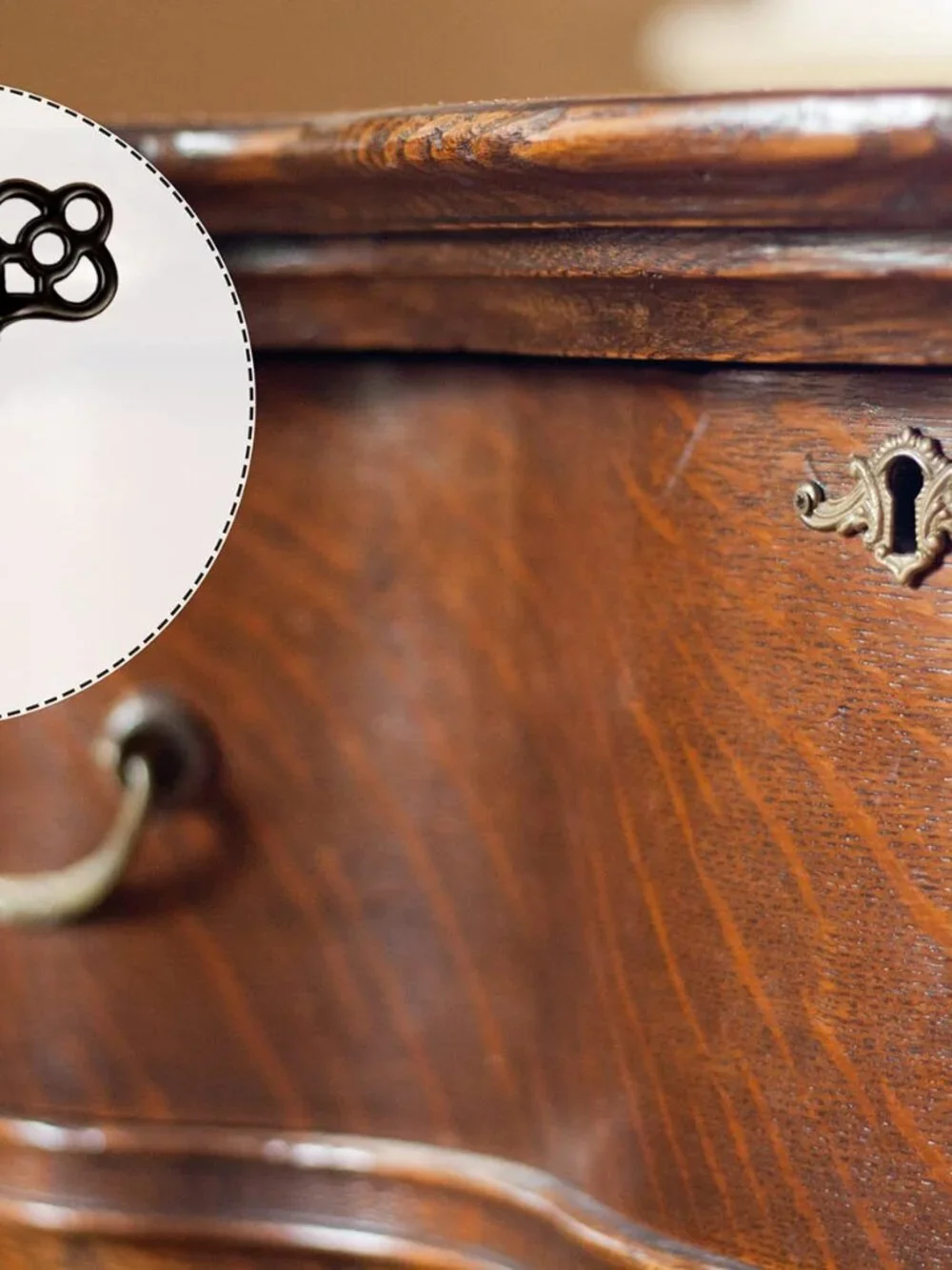 KY-2AB and KY-3AB Skeleton Key, Hollow Barrel Skeleton Keys, Antique Brass Keys,