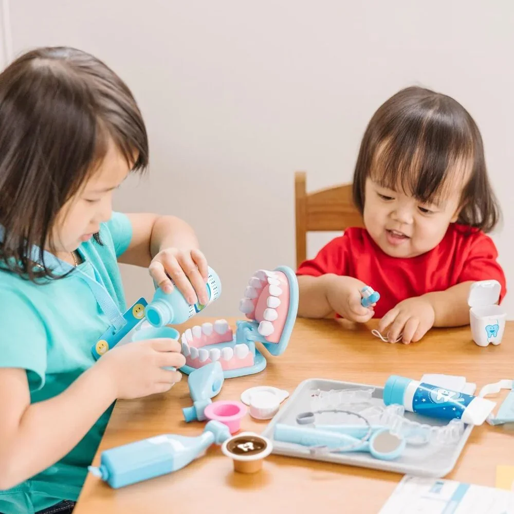 NEW Melissa & Doug Dentist Dental Pretend Play Teeth Set 25-piece Includes set o