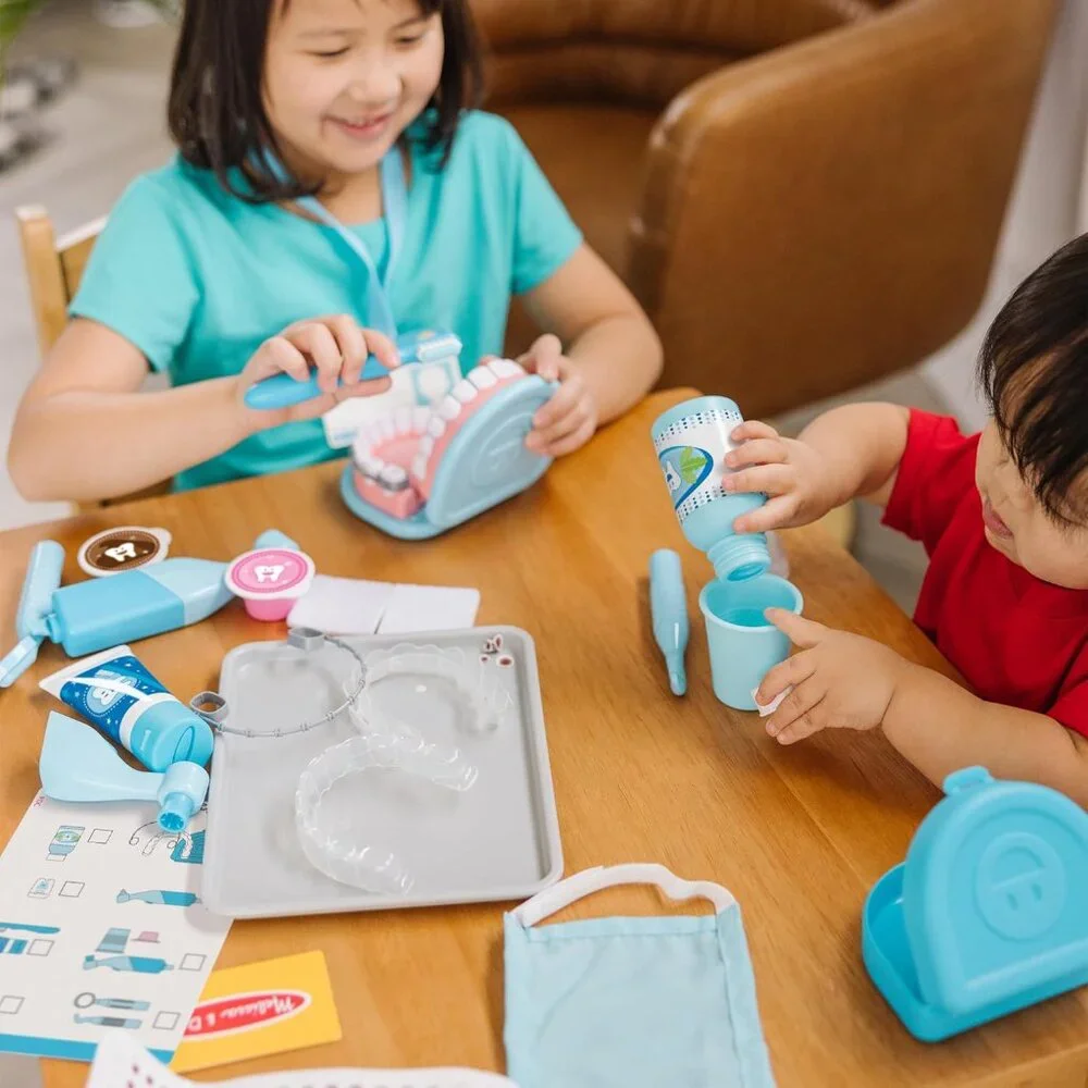 NEW Melissa & Doug Dentist Dental Pretend Play Teeth Set 25-piece Includes set o