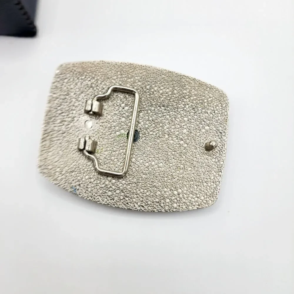 Vintage Silver Cross belt buckle