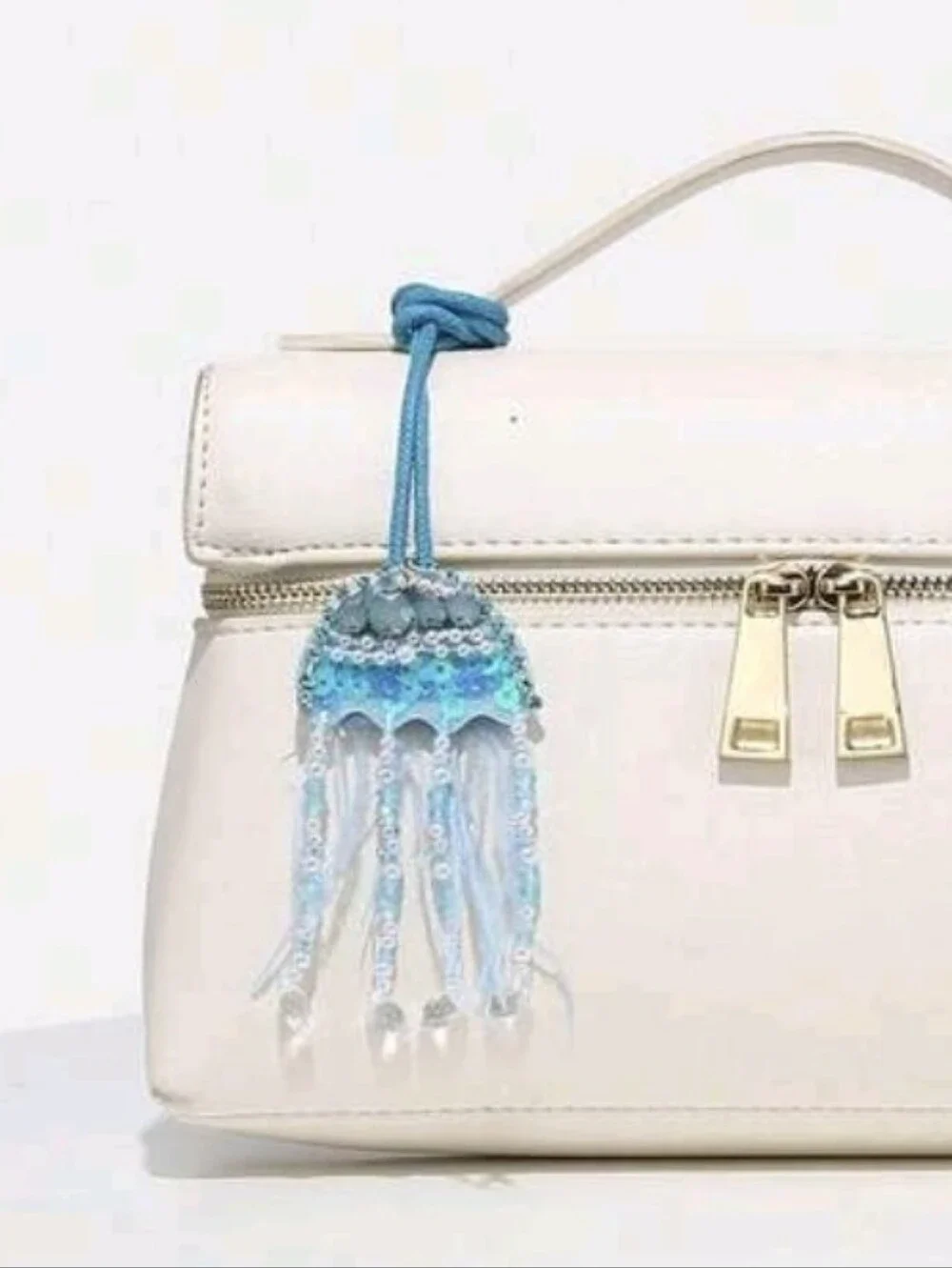 Jellyfish Bag Charm/ Keychain NEW