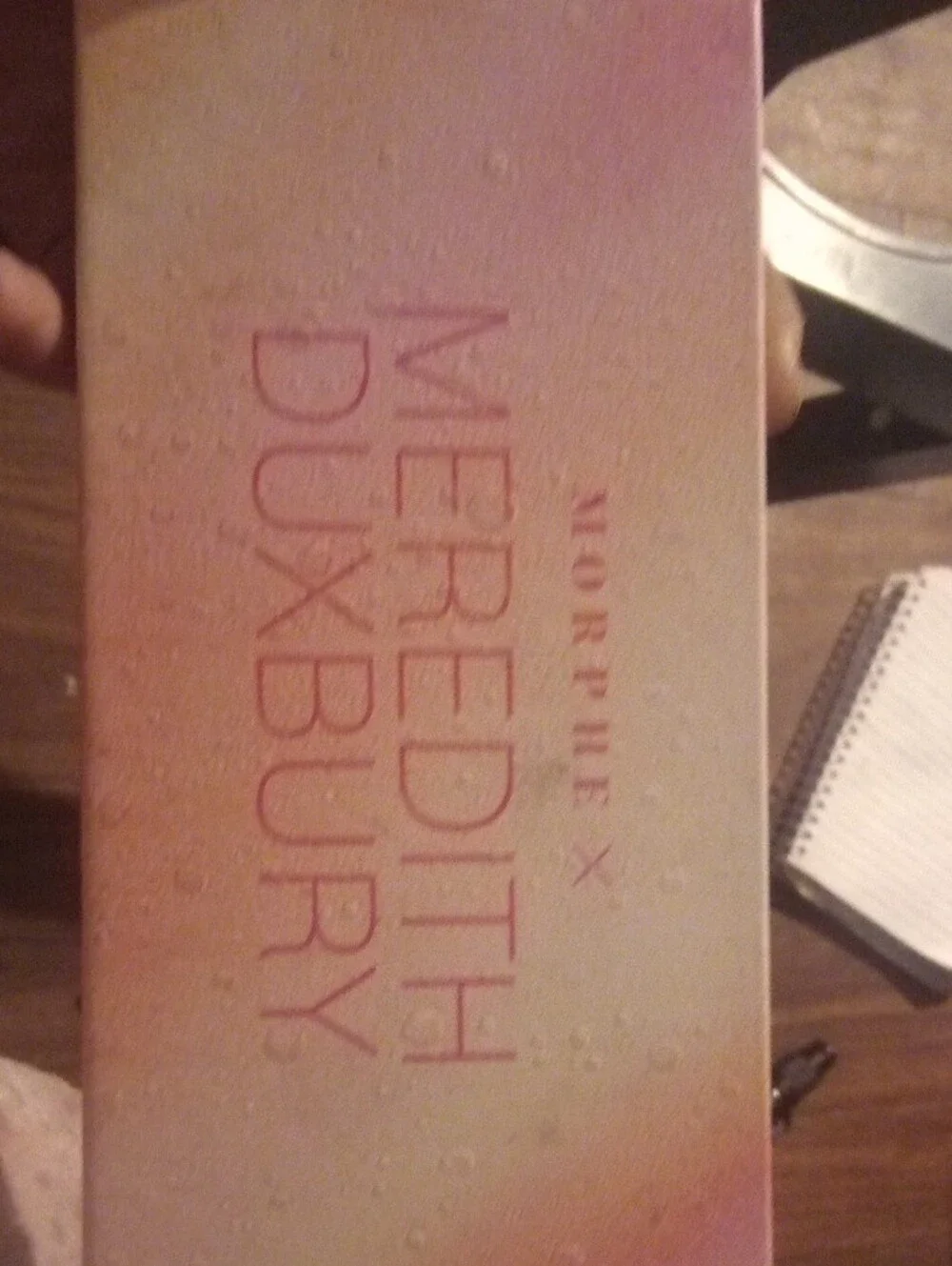 Morphe Eyeshadow Palette — Gold, Pink, Brown, Black