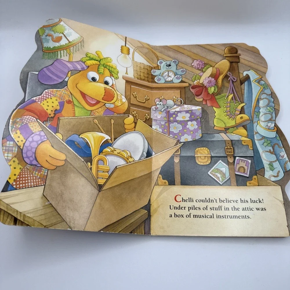 Vtg Chelli Can Share Sesame Street Golden Book Cartoon Network 1997 Rare