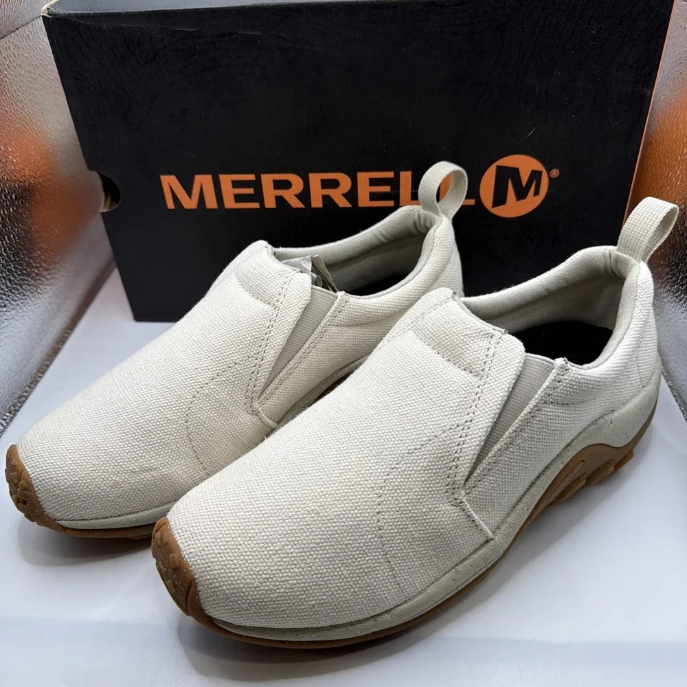 Merrell Z10317 Men's Hemp Canvas Jungle Moc Eco‎ Slip-On Shoe Size US 7.5M