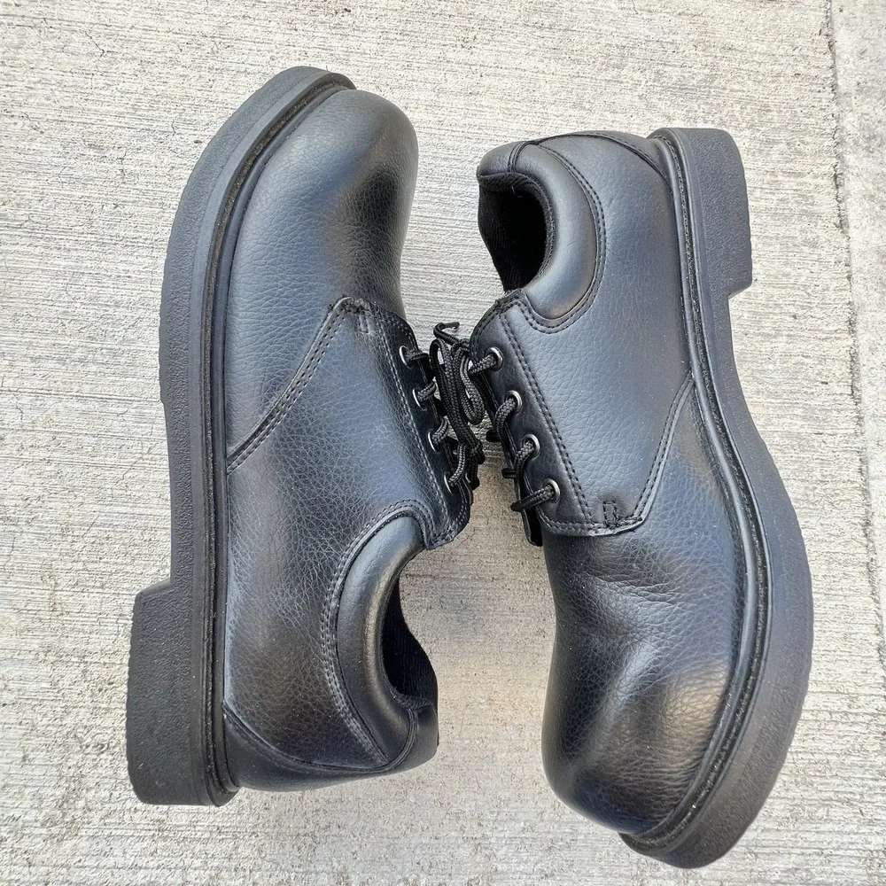 Dr. Scholl's Careers Men's 13 Wide Oil‎ Resistant Slip Resistant Leather Laced
