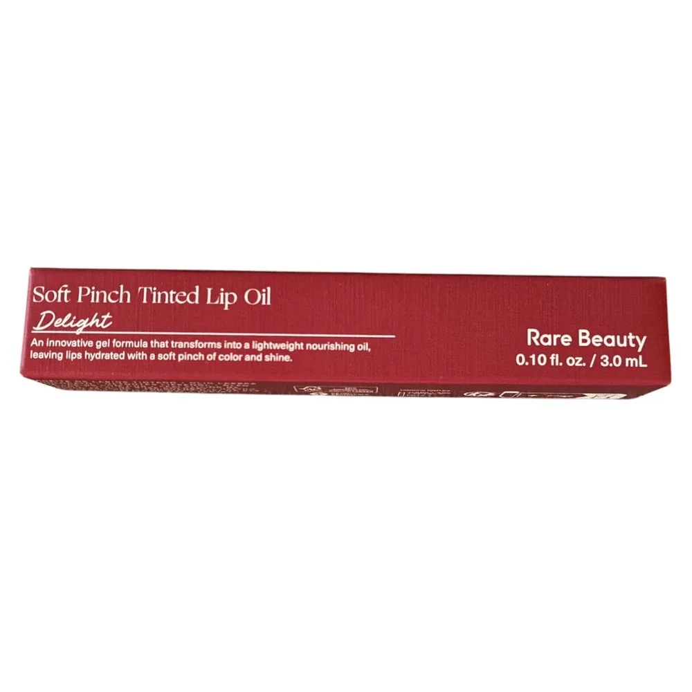 Rare Beauty Soft Pinch Tinted Lip Oil Delight Rose Pink Hydrating Gloss Stain‎