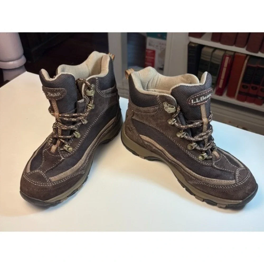 LL‎ BEAN Women Tek 2.5 waterproof Primasoft Hiking Boots activewear 6.5 M