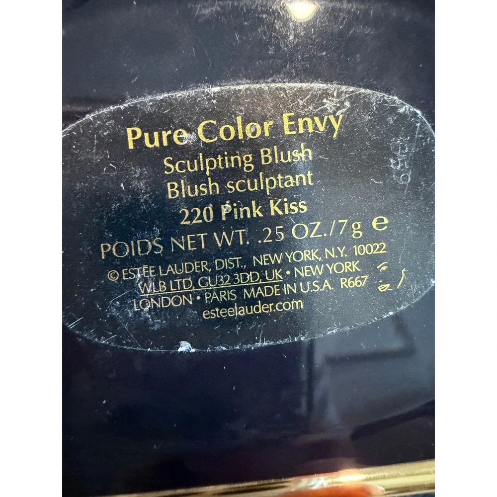 Estee Lauder Pure Color Envy Sculpting Blush 220‎ Pink Kiss 0.25oz Compact Brush