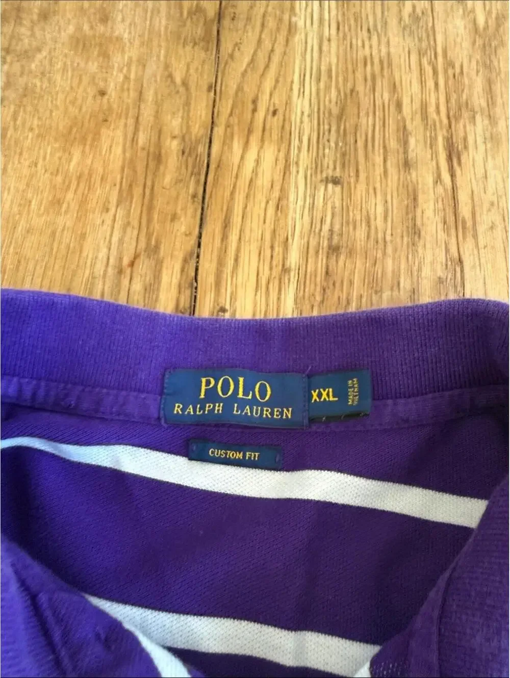 Polo Ralph Lauren Purple Stripe Polo XXL