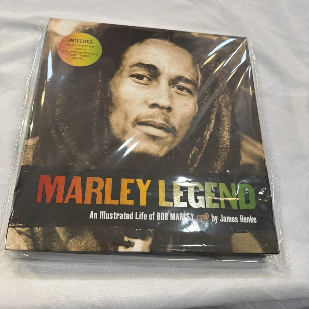 Marley Legend: An Illustrated Life of Bob Marley by‎ Henke, James Hardback Book