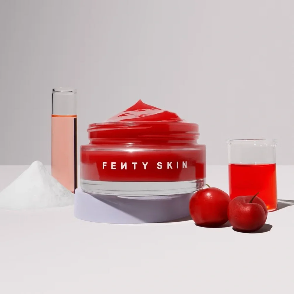 Fenty Skin Cherry Dub Blah 2 Bright 5% AHA Face Mask 75ml NWT Exfoliating