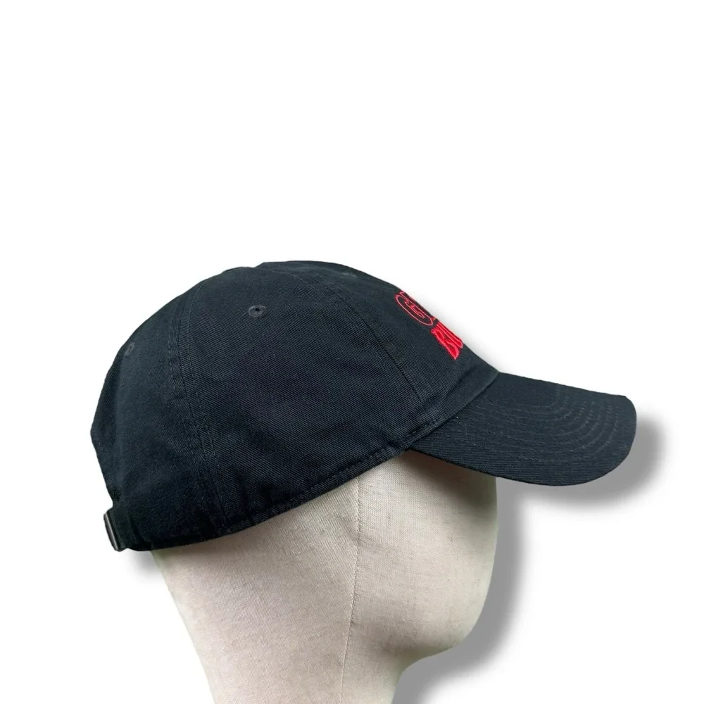 NWT Nike Heritage86 UGA Georgia Bulldogs Black/Red Spellout Strapback Hat OSFM