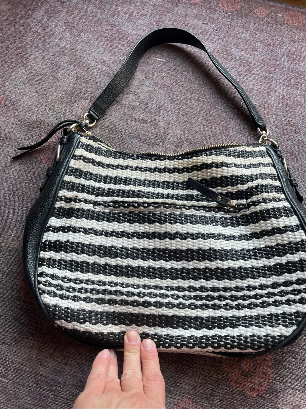 kate spade textured black