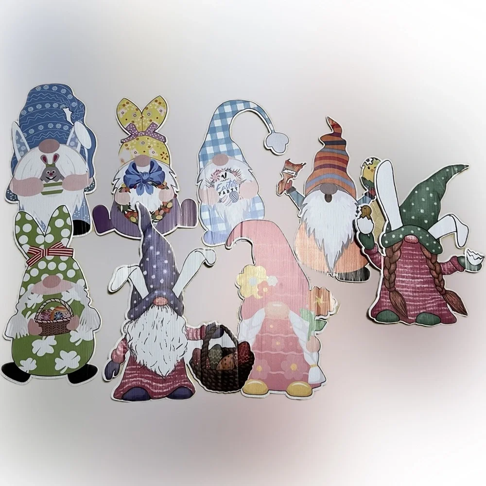 Easter Gnomes Decorations Weatherproof Outdoor Spring Home Garden Party Decor