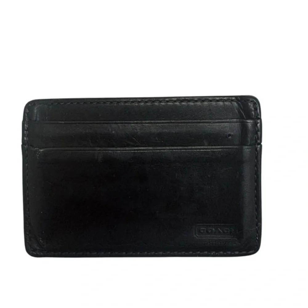 Coach vintage card holder money clip