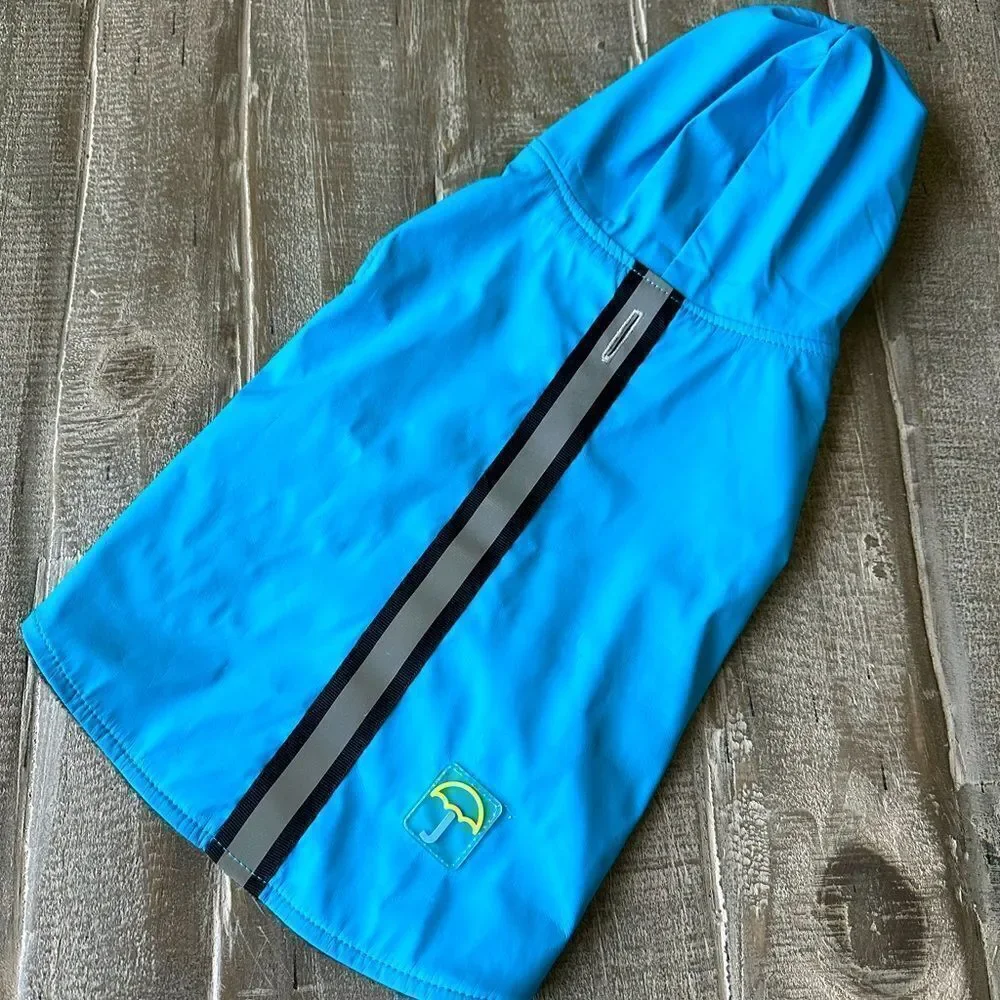Dog Pet Blue Raincoat Jacket XS