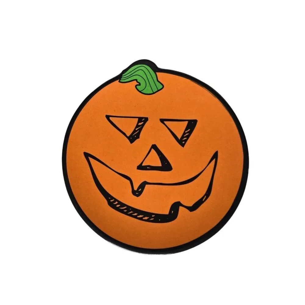 Vintage Halloween‎ Pumpkin Face Plate 8