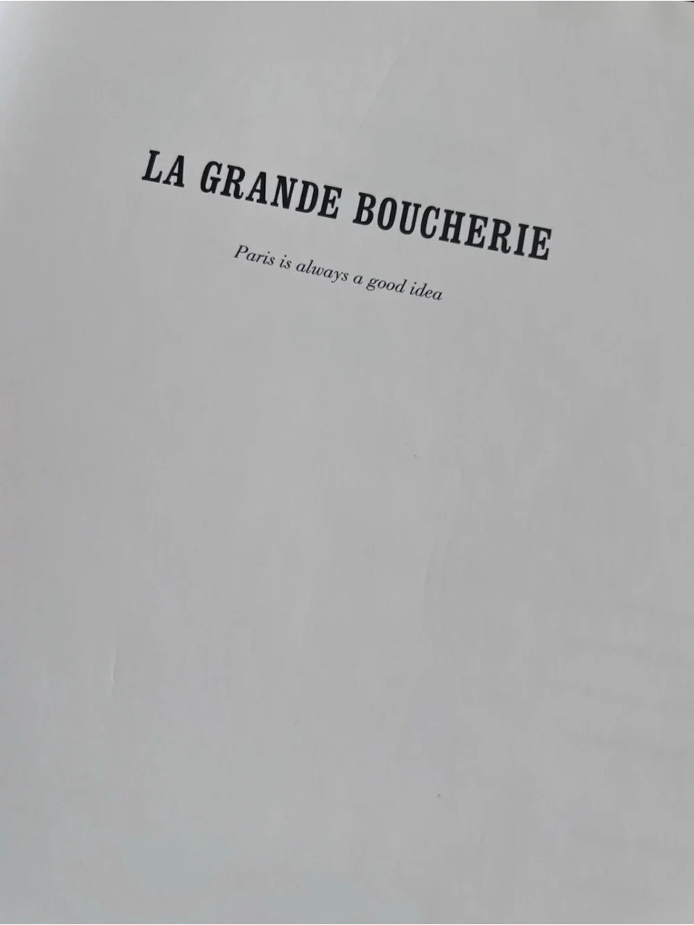 Hardcover | Make an Offer la grande