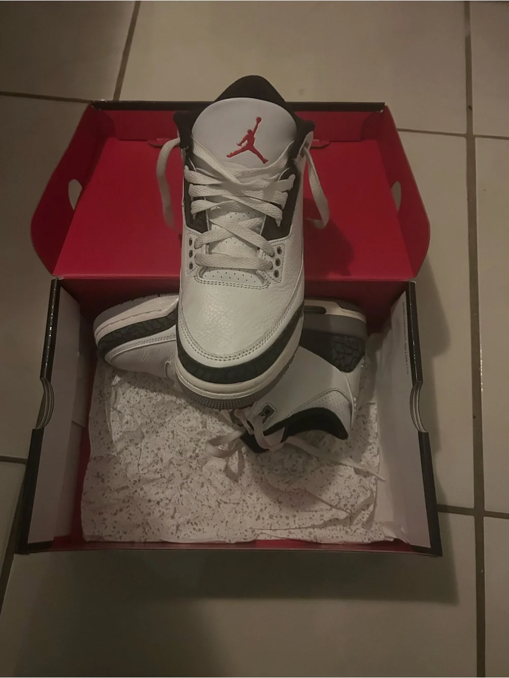 Jordan White and Black Men's Sneakers