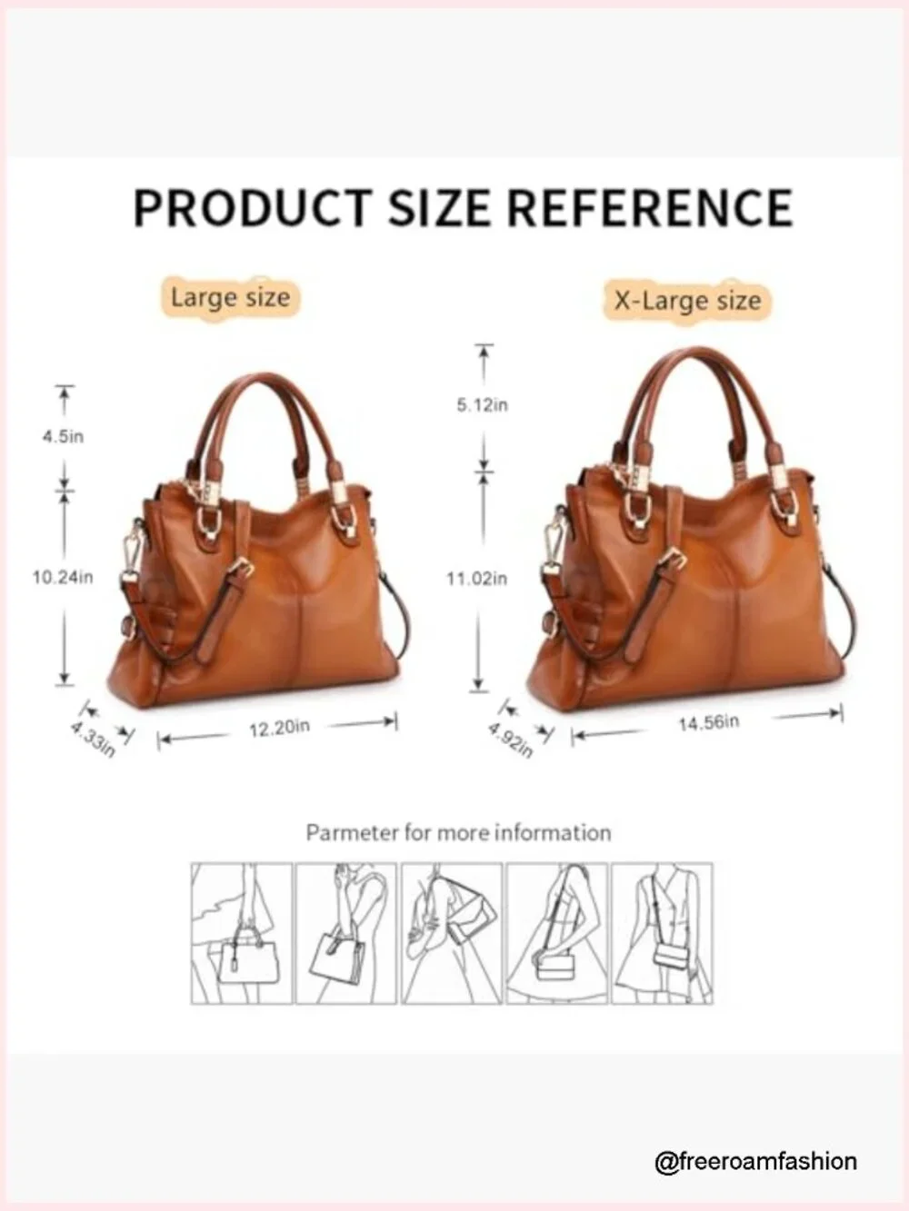 N/A use wearing satchel