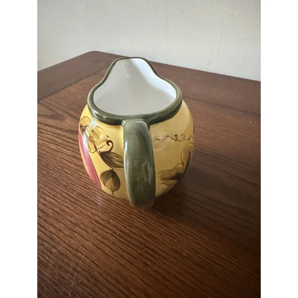 Royal Norfolk Ceramic Creamer Pitcher With Apple On It Gift Kitchen Decor