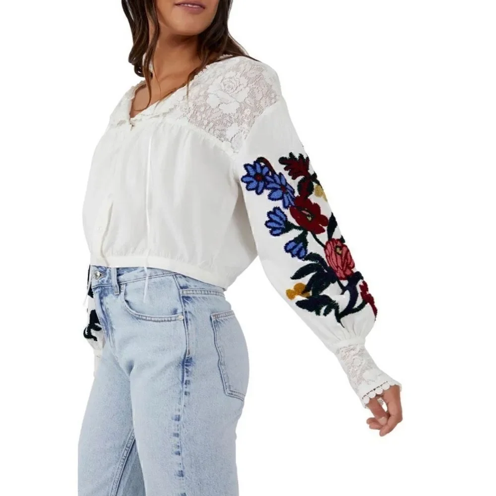 Free People cross stitch