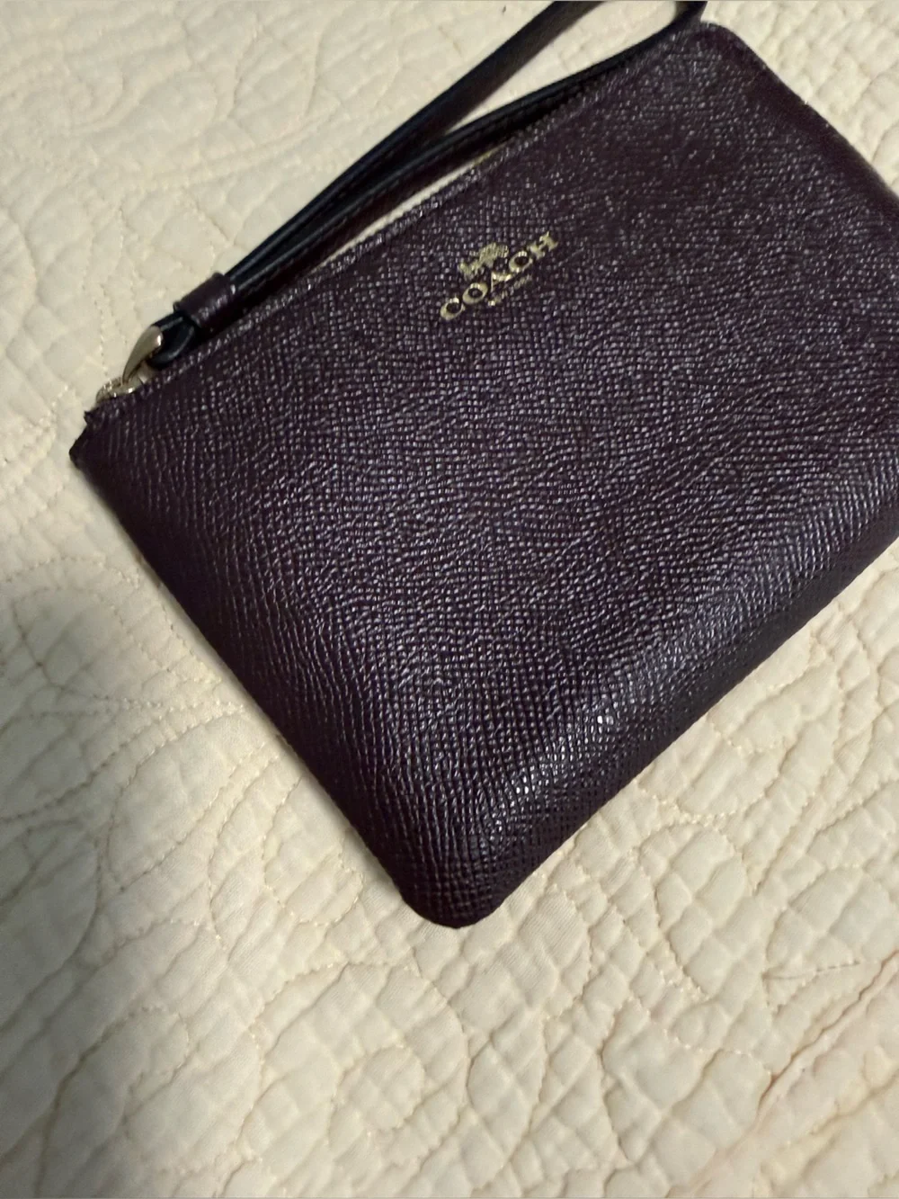 Coach authentic wristlet