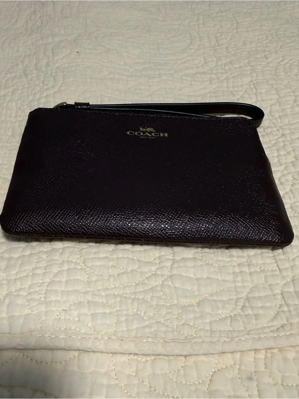 Coach authentic wristlet