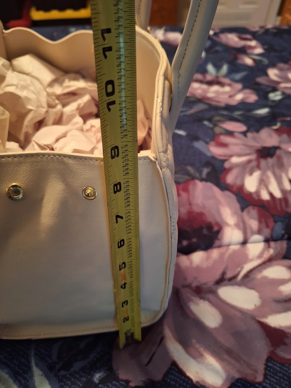 Betsey Johnson cream gold top