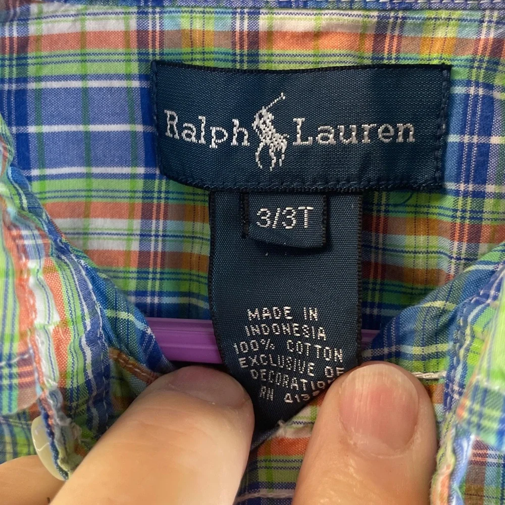Ralph Lauren vibrant plaid