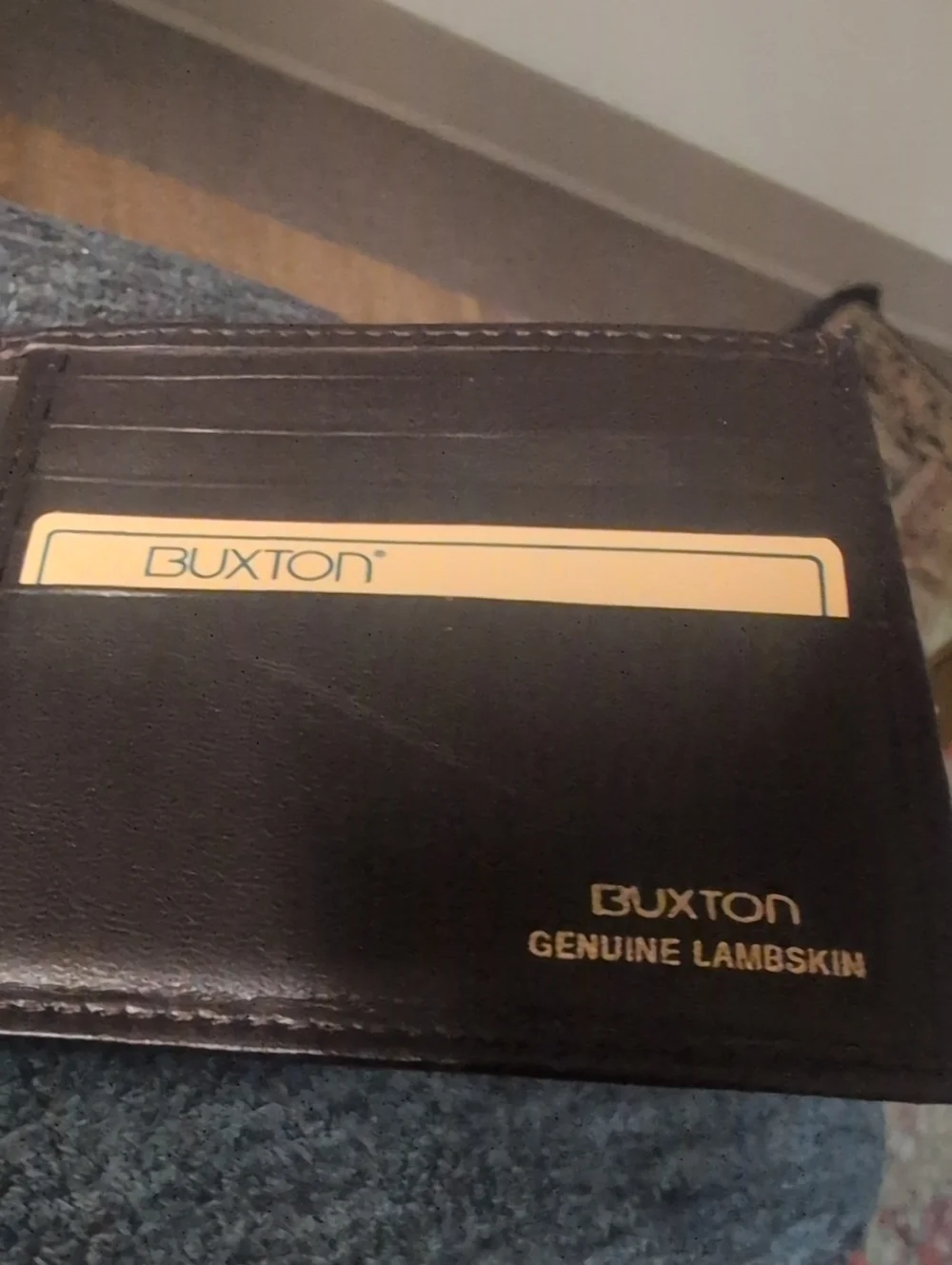Buxton practical bifold card