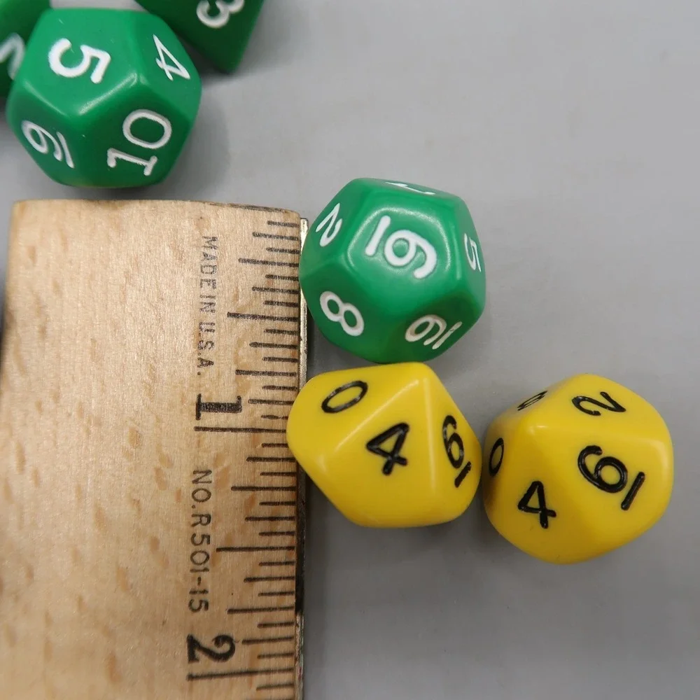 Polyhedral Dice Set Lot (8) D&D RPG Gaming Multi Sided Various Colors