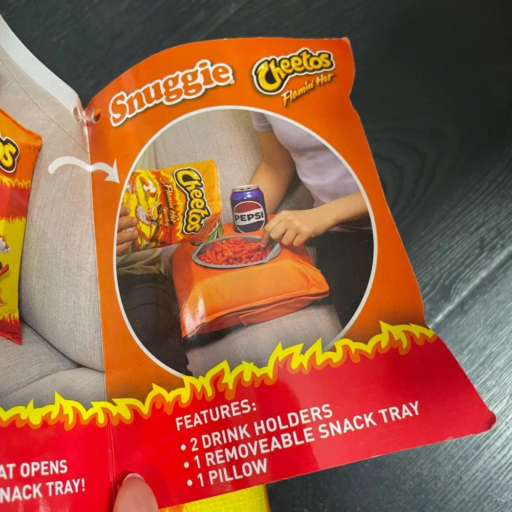 Snuggie pillow snack