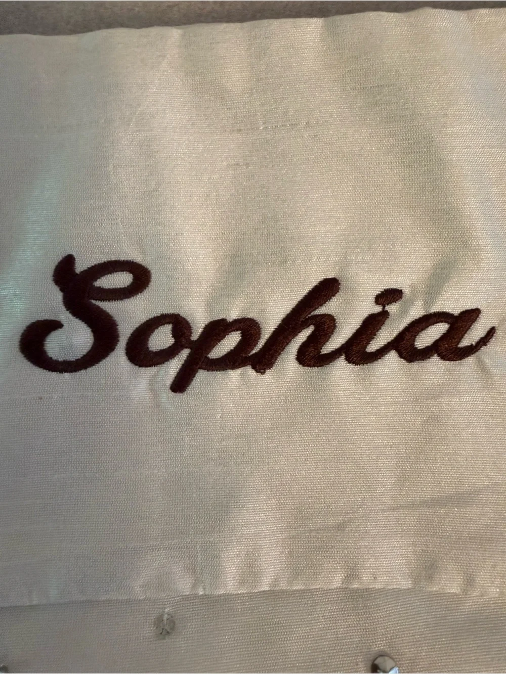 Embroidered Name “Sophia” Christmas Stocking
